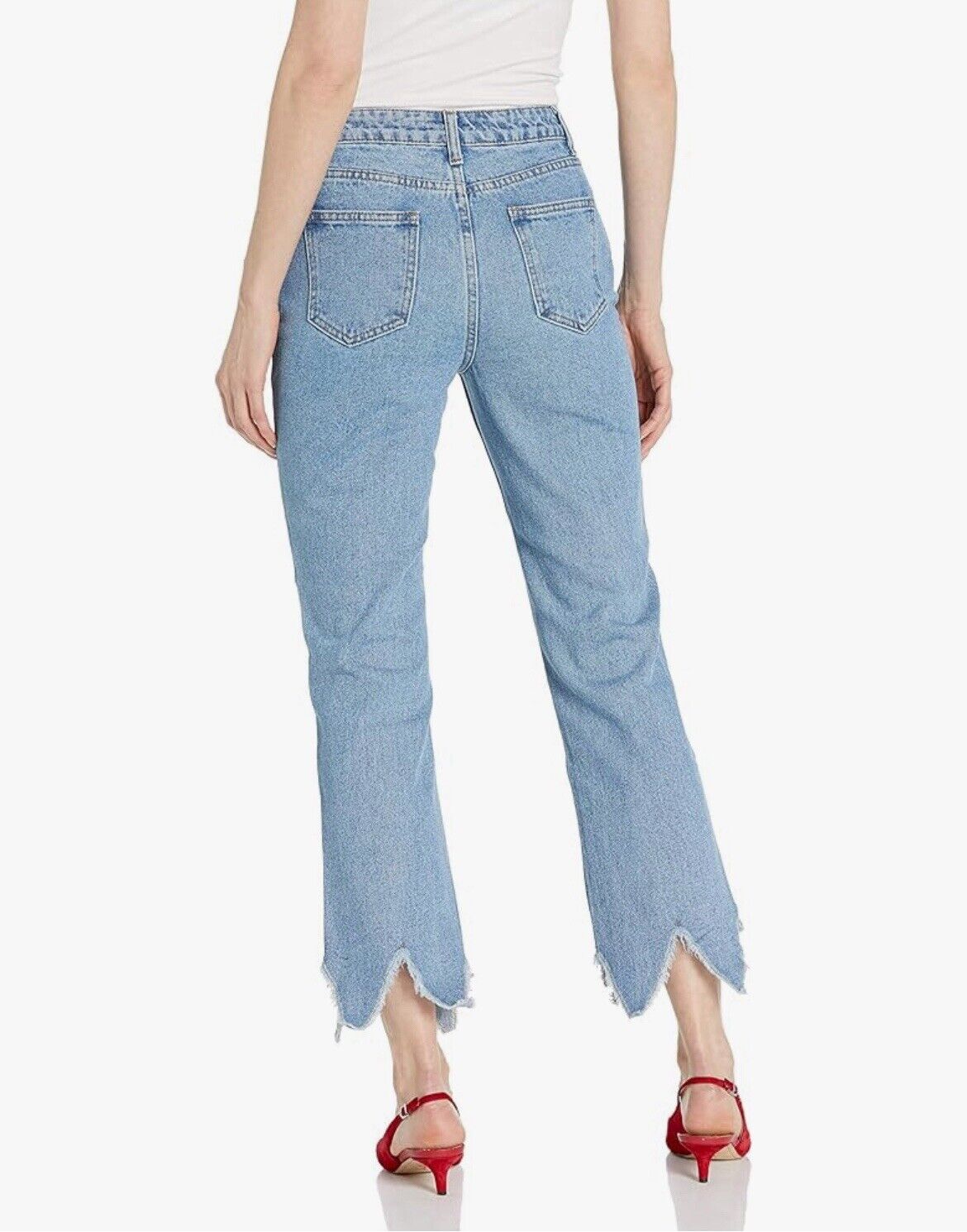 Anthropologie Evidnt Los Angeles Relaxed Raw Hem Women’s Jeans Size 27
