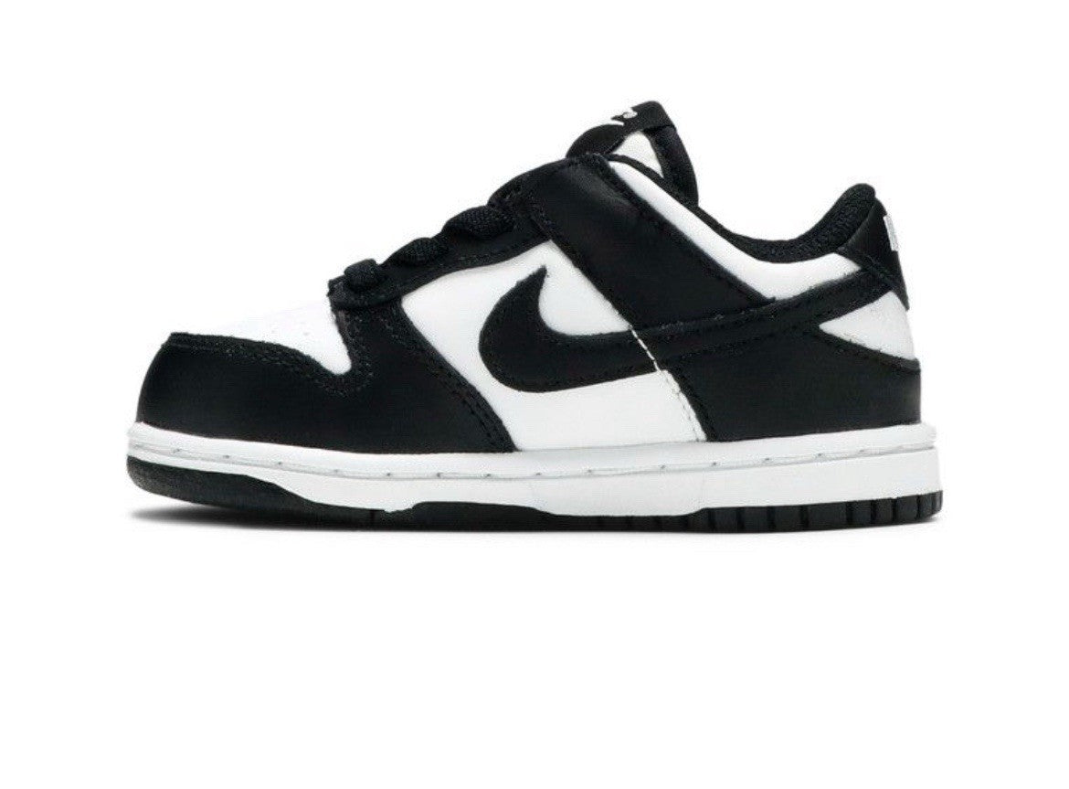 Size 5C- Nike Dunk Low Retro White Black Panda (Toddler)