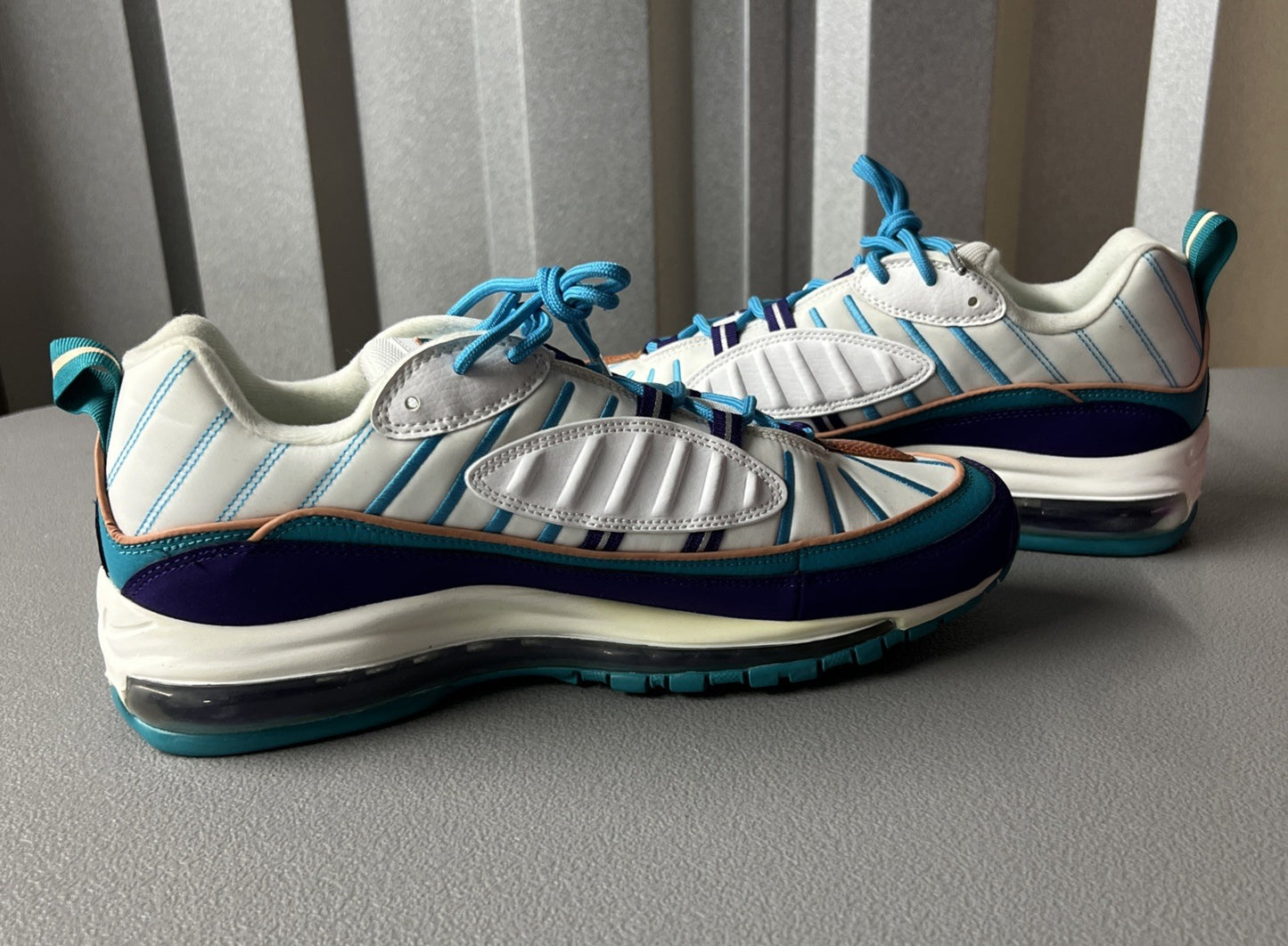 Size 11.5 - Nike Air Max 98 ‘Hornets’ Spirit Teal