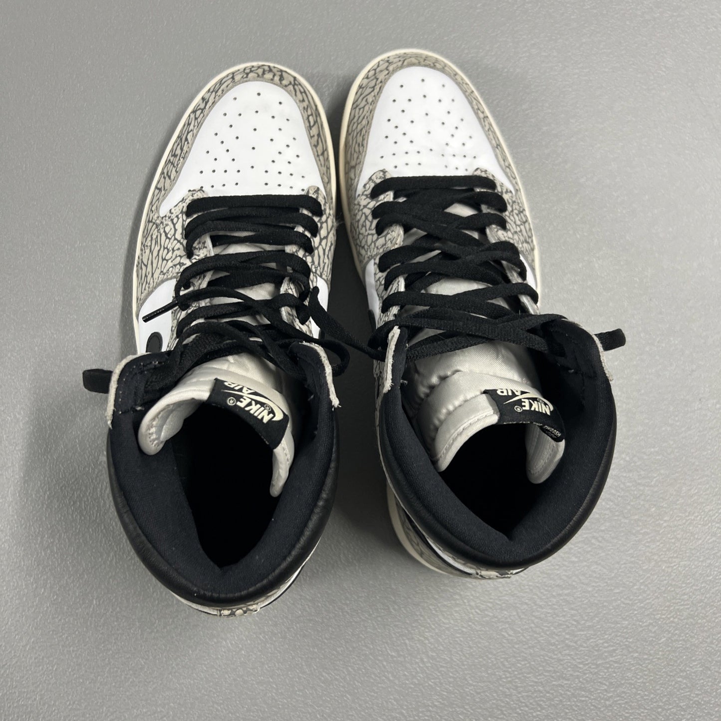 Size 12 - Air Jordan 1 Retro OG High White Cement