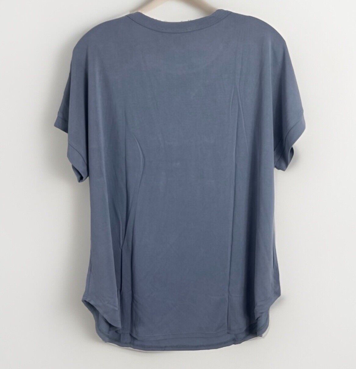 Lulus Tempest Blue Crew Neck Tee Size X-small