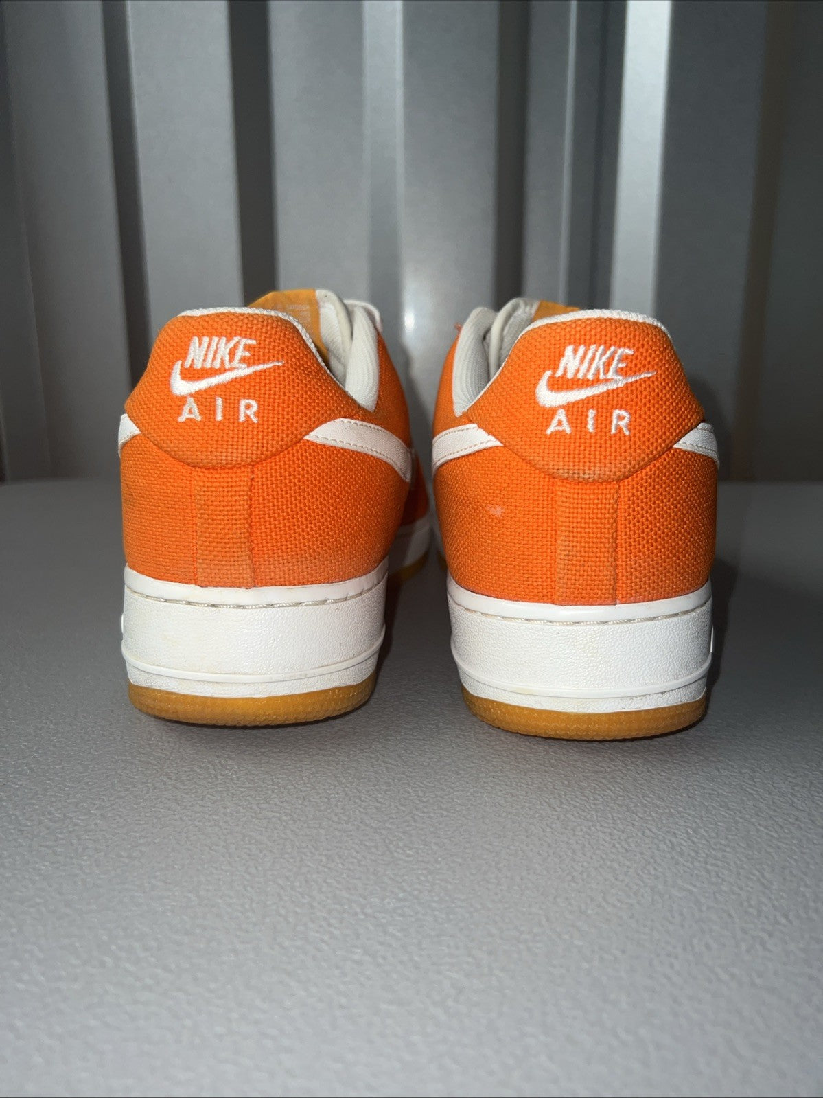 Size 11.5 Wmns or 10 Men’s - Air Force 1 Low Canvas ‘Orange Peel’