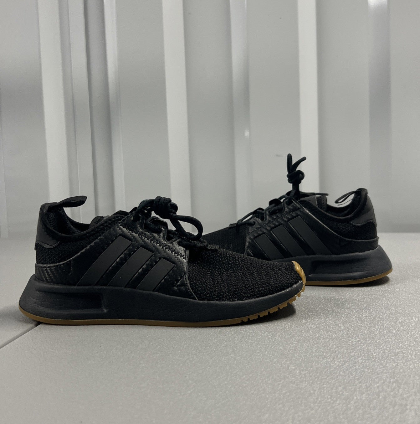 Size 4 - Adidas X_PLR J 'Black Gum’