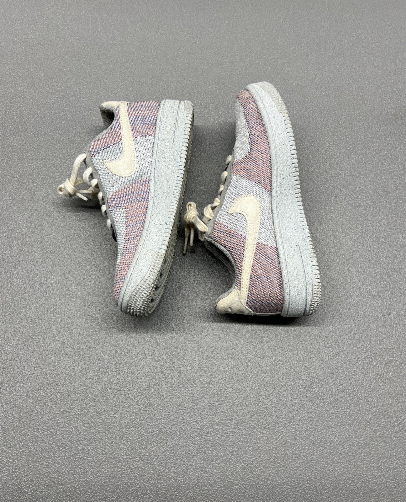 Size 4.5Y - Nike Air Force 1 Crater Flyknit GS 'Wolf Grey'
