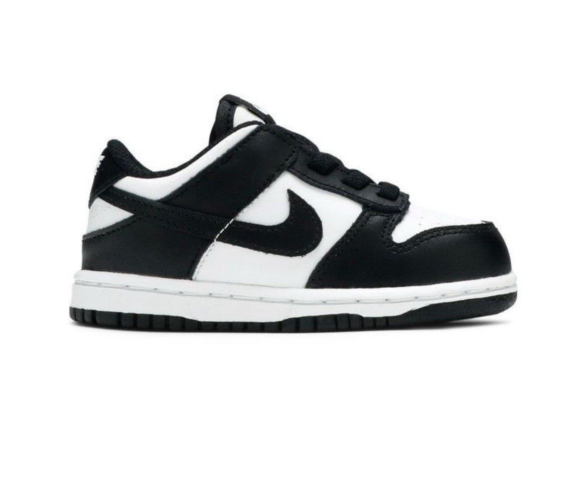 Size 5C- Nike Dunk Low Retro White Black Panda (Toddler)
