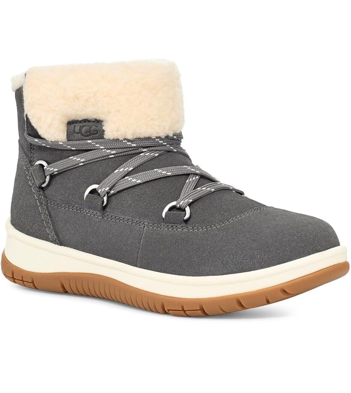 Size 6.5-UGG Women's Waterproof Lakesider Heritage Lace Boot