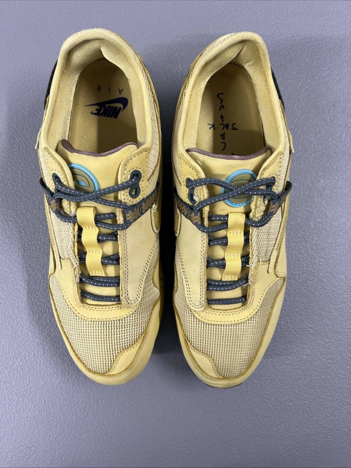 Size 9.5 - Nike Air Max 1 x Travis Scott Saturn Gold