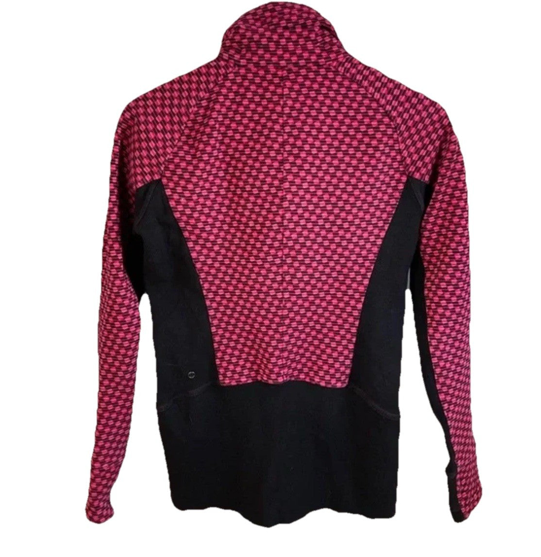 Size 10- Lululemon Hot Pink & Black Check Radiant Jacket