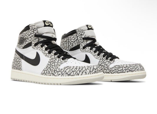 Size 15- Jordan 1 Retro High OG White Cement