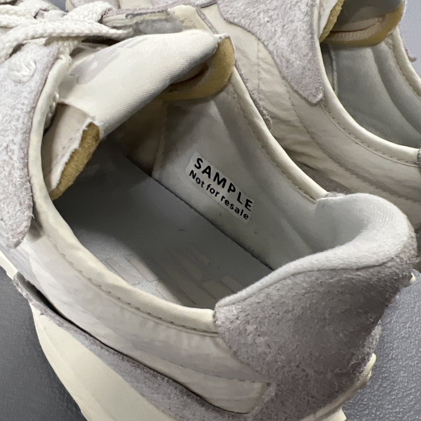 Size 8 - New Balance 327 (Sample) Cream White