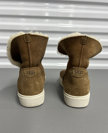 Size 6 UGG Women's Lynus Sneaker Boots -Chestnut Suede