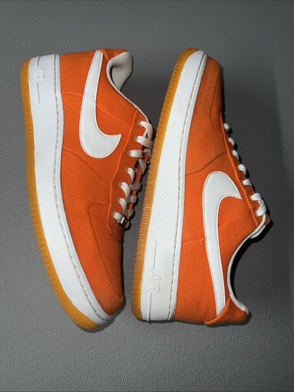 Size 11.5 Wmns or 10 Men’s - Air Force 1 Low Canvas ‘Orange Peel’