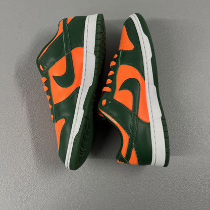 Size 10 - Nike Dunk Low Men’s ‘Miami Hurricanes’