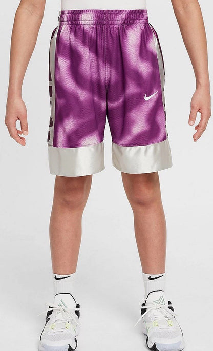 Size Small- Nike Boys' Dri-FIT Elite 23 All Over Print Shorts