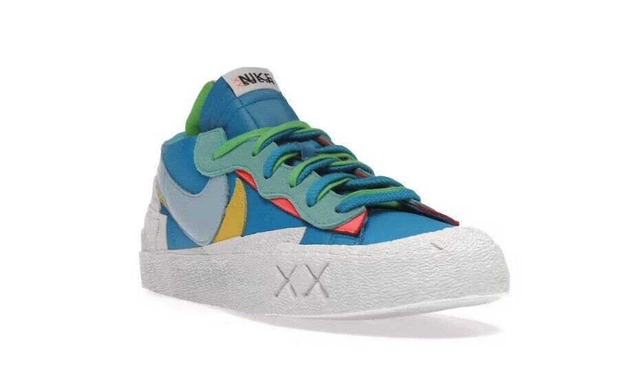 Size 9.5 - Nike KAWS x sacai x Blazer Low Neptune Blue