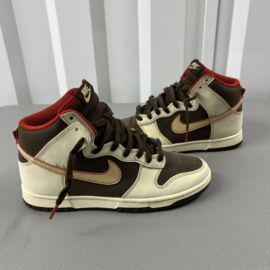 Size 8 Men’s or 9.5 Wmns Nike Dunk High SE ‘Baroque Brown’