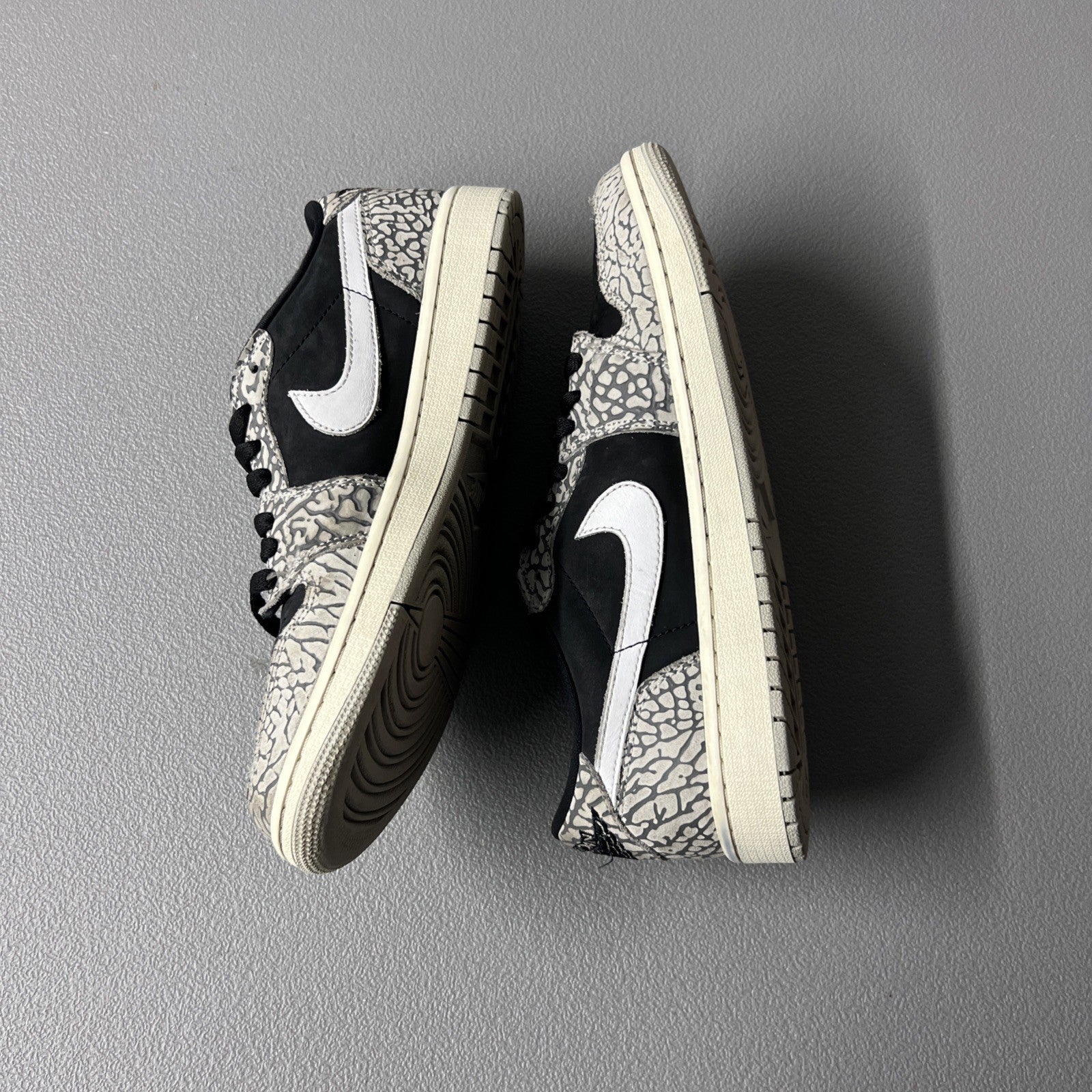 Size 9 Men’s or 10.5 Women’s - Jordan 1 Retro Low OG ‘Black Cement’