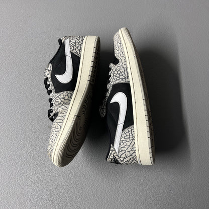 Size 9 Men’s or 10.5 Women’s - Jordan 1 Retro Low OG ‘Black Cement’