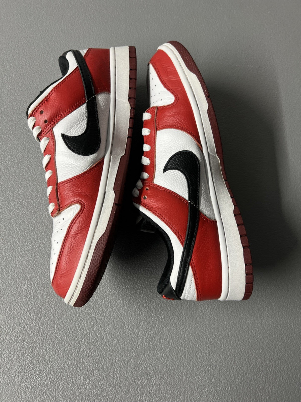Size 11.5-Nike Dunk Custom ID By You Red, Black, and white Men’s