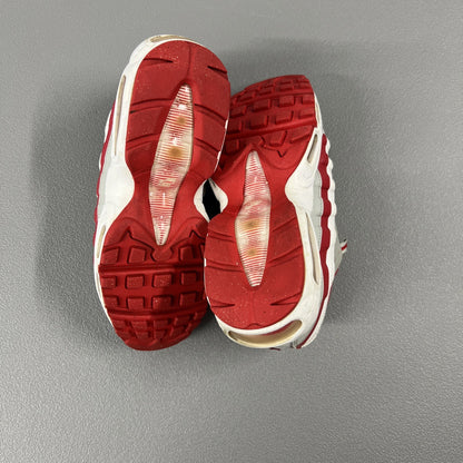 Size 7Y or 8.5 Wmns- Air Max 95 Recraft GS 'Grey Fog Hyper Red'