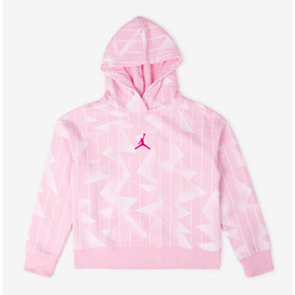 Size Small Jordan Grade School Essentials AOP Pullover Hoodie