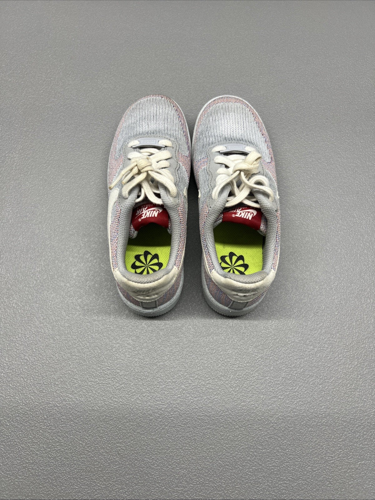 Size 4.5Y - Nike Air Force 1 Crater Flyknit GS 'Wolf Grey'