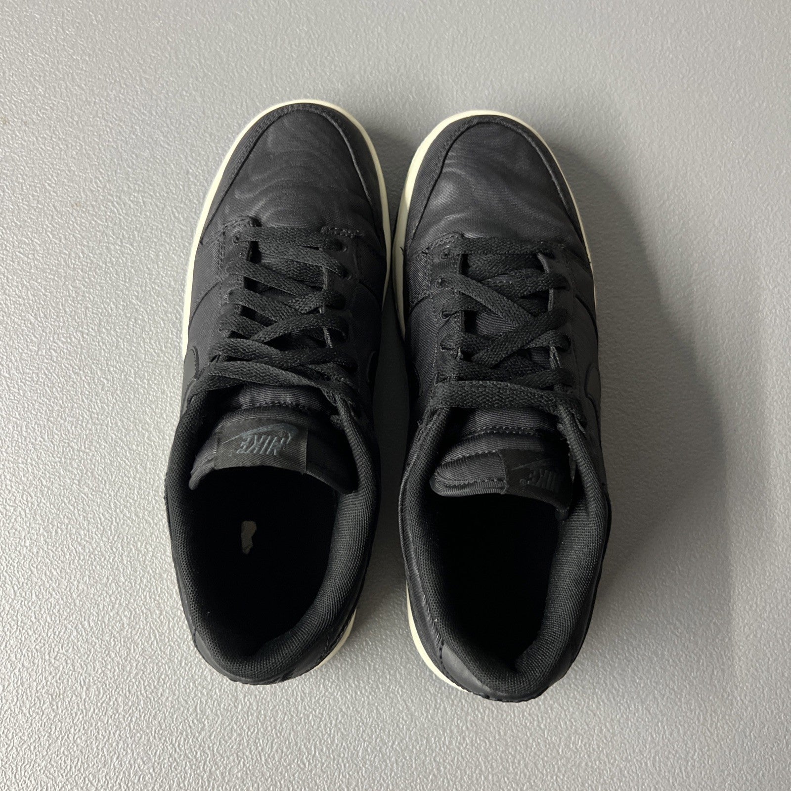Size 8 Men’s or 9.5 Wmns - Nike Dunk Low ‘Black Canvas’