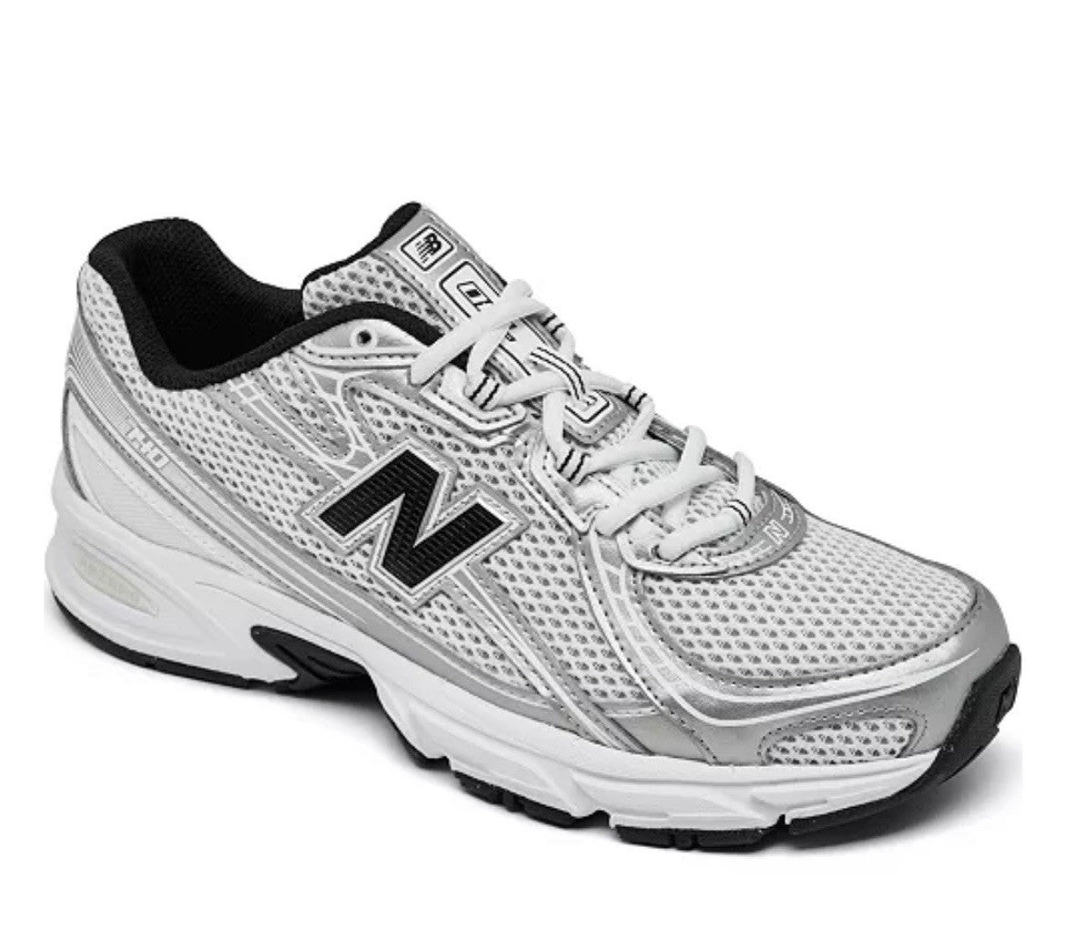 Size 7Y or 8.5 Wmns - New Balance 740 GS Silver Metallic/ Black