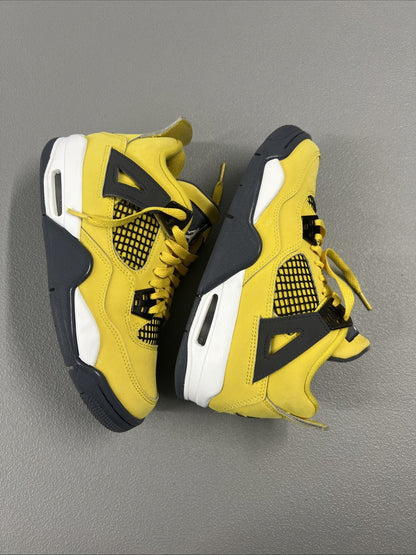 Size 4.5Y - Air Jordan 4 Retro GS 'Lightning' 2021’
