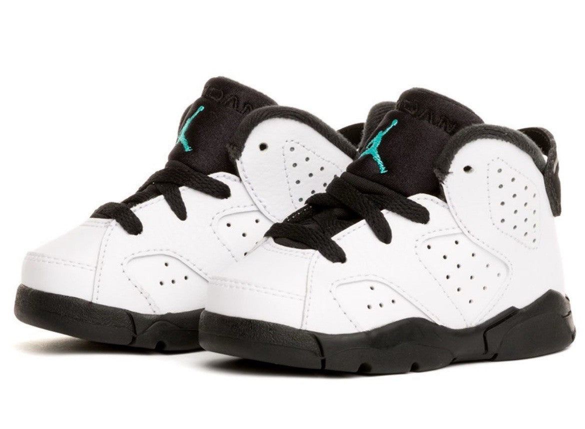 Size 7C - Air Jordan 6 Retro BT 'Hyper Jade’ (Toddler)