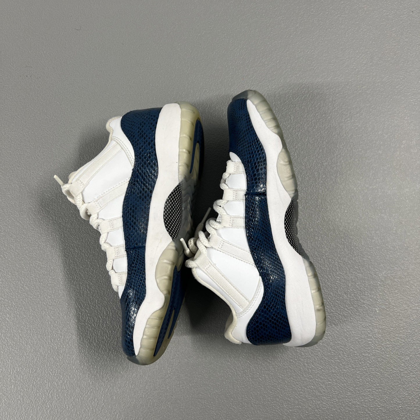 Size 6Y - Jordan 11 Retro Low GS 'Navy Snakeskin' 2019