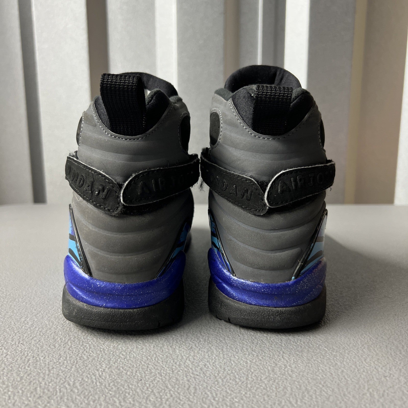 Size 7Y or 8.5 Wmns- Jordan 8 Retro Aqua (2015) (GS)