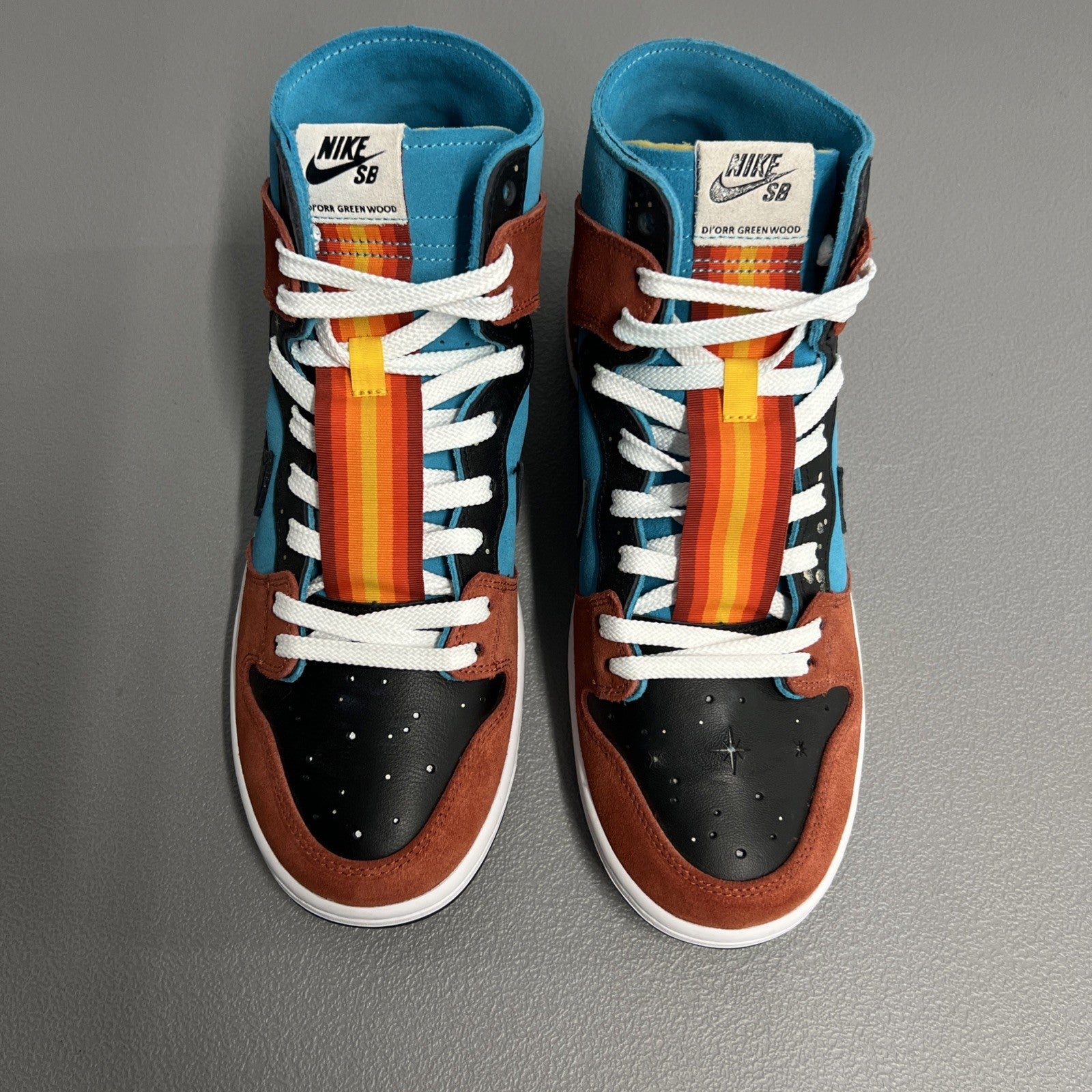 Size 10 - Nike Di’orr Greenwood x Dunk SB High Navajo Arts