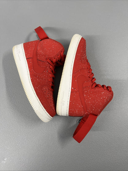 Size 9- Nike Air Force 1 High '07 'Gym Red' Men’s