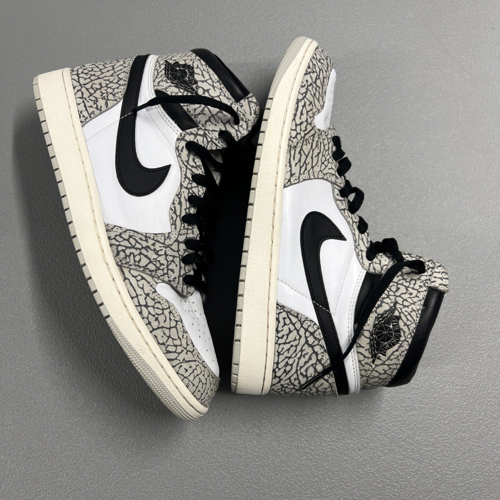 Size 12 - Air Jordan 1 Retro OG High White Cement