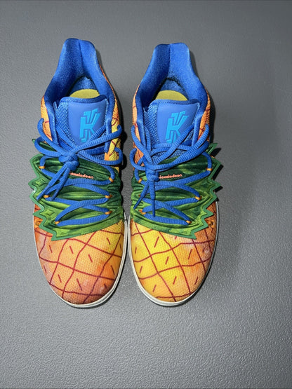Size 7Y or 8.5 Wmns - Nike Kyrie 5 Spongebob Pineapple House GS