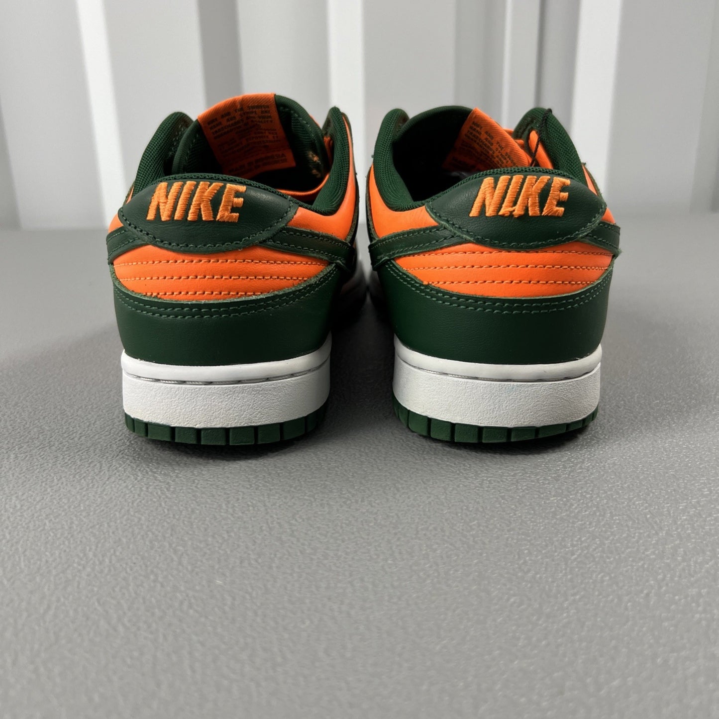 Size 10 - Nike Dunk Low Men’s ‘Miami Hurricanes’
