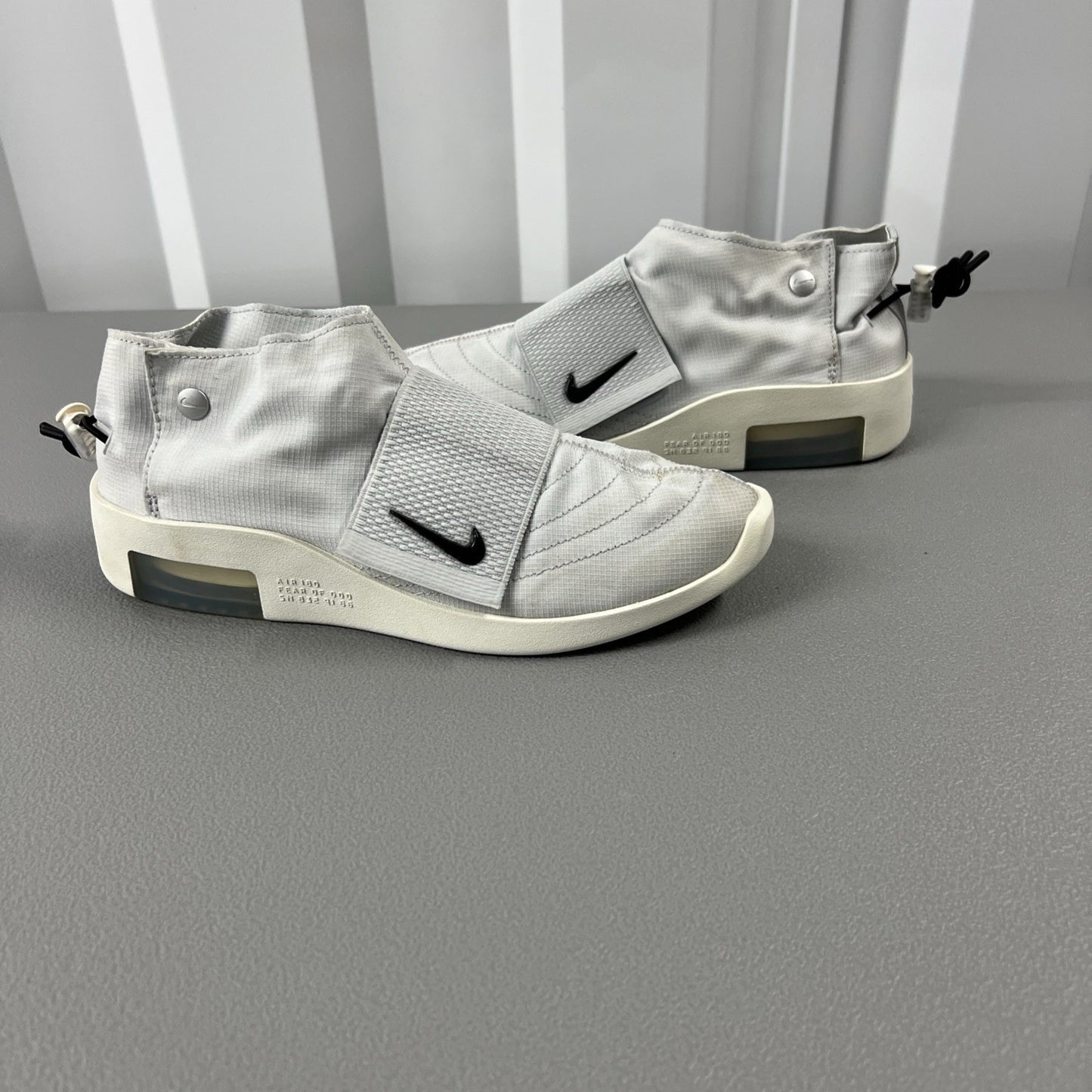 Size 6.5 Men’s or 8 Wmns - Nike Air Fear Of God Moc ‘Pure Platinum’
