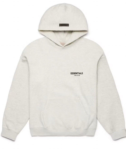 Fear of God Essentials Hoodie 'Light Oatmeal' - Size Medium
