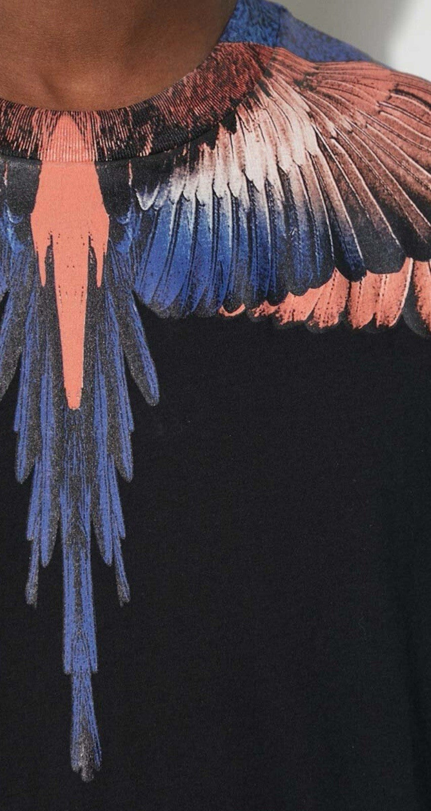 Size Large- Marcelo Burlon County Of Milan Wings T- Shirt -  100% Authentic
