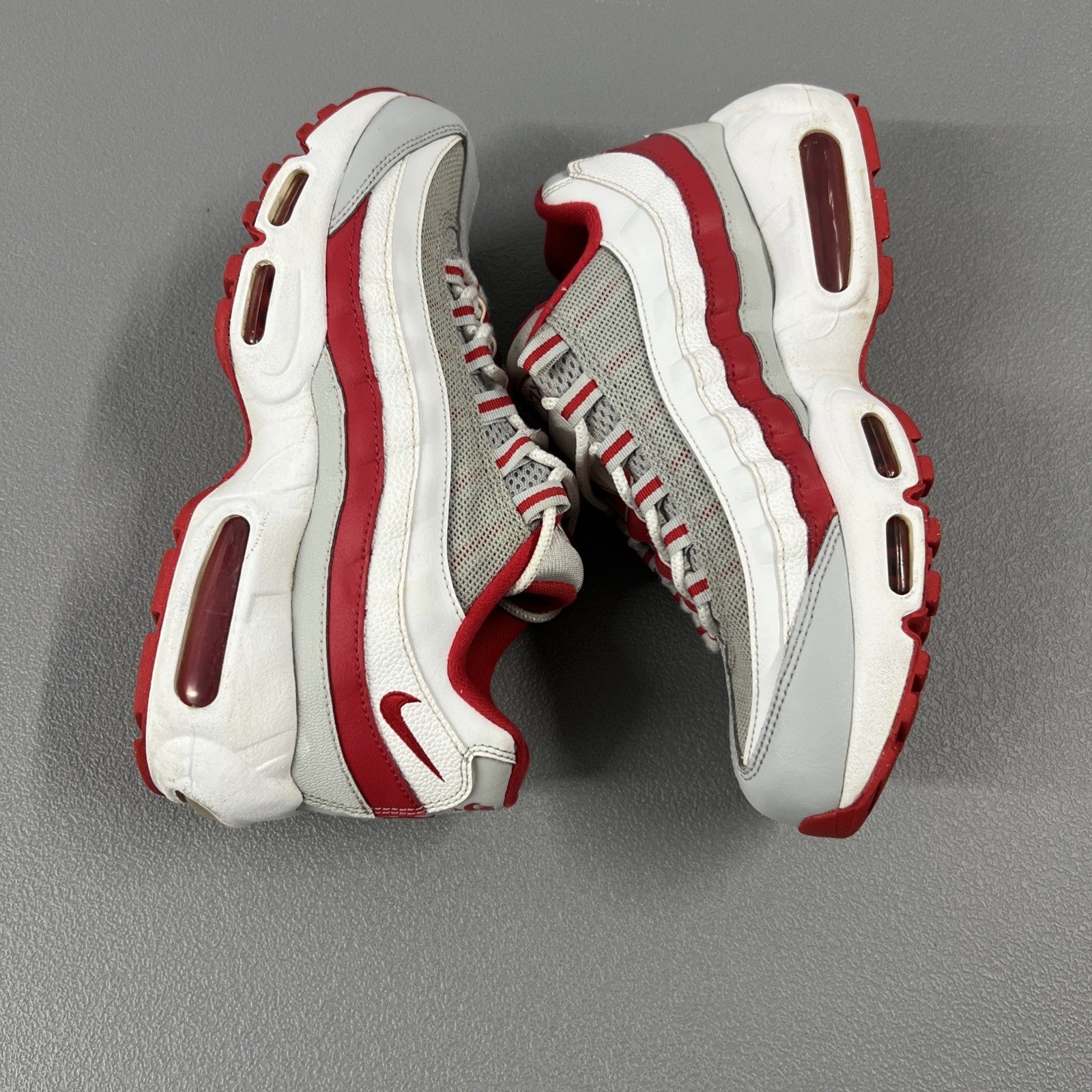 Size 7Y or 8.5 Wmns- Air Max 95 Recraft GS 'Grey Fog Hyper Red'