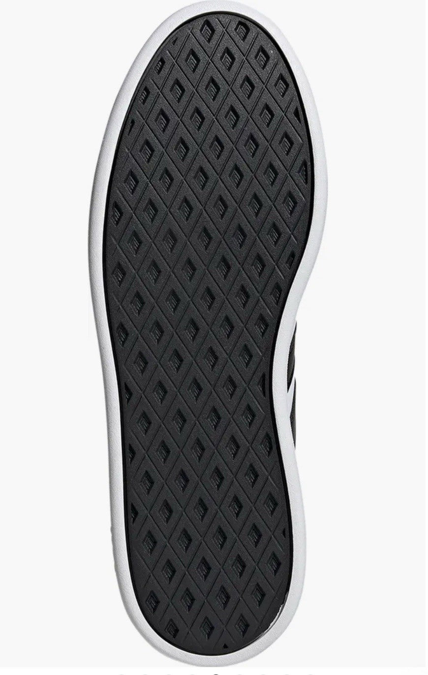 Size 8 - Adidas Breaknet Sleek Sneaker White, Black and Gold Metallic (Women’s)