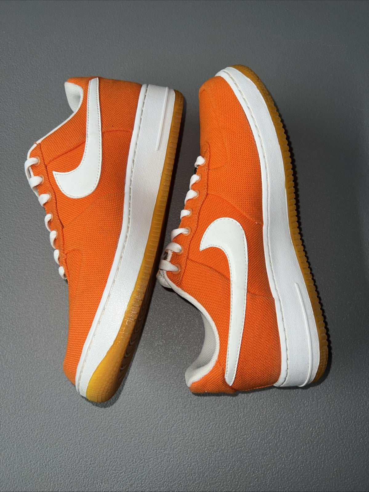 Size 11.5 Wmns or 10 Men’s - Air Force 1 Low Canvas ‘Orange Peel’