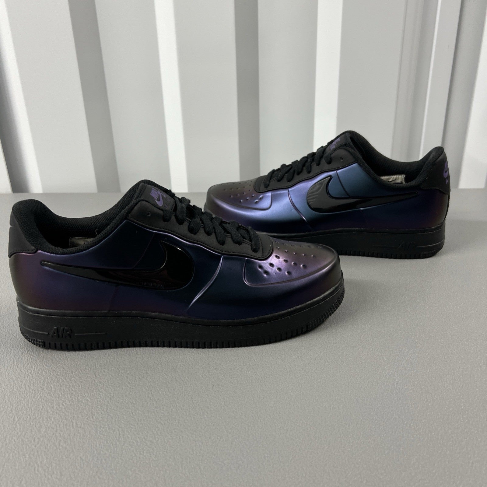 Size 10.5 Air Force 1 Foamposite Pro 'Court Purple' 2018 Men’s