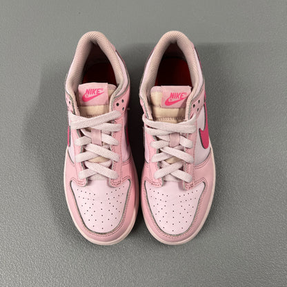 Size 3- Nike Dunk Low Triple Pink (Preschool)