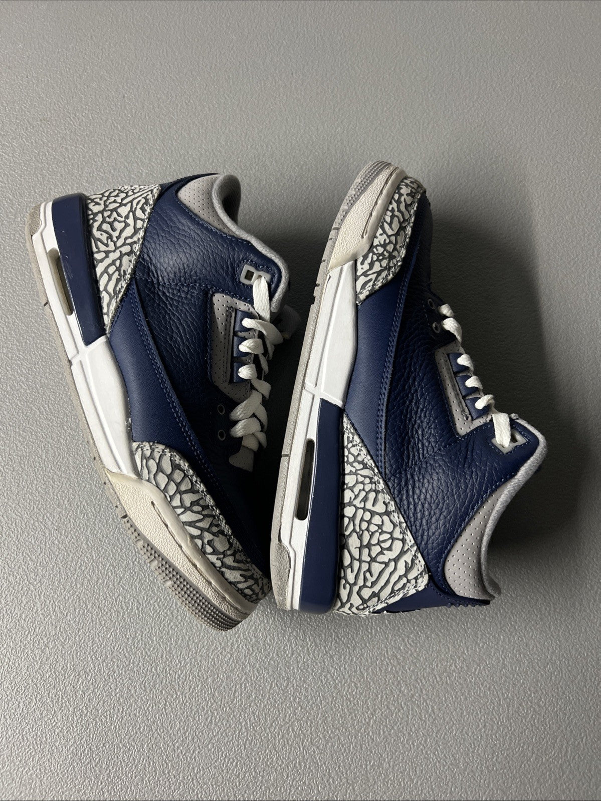 Size 7Y or 8.5 Wmns- Air Jordan 3 Retro ‘Georgetown’ GS - 398614 401