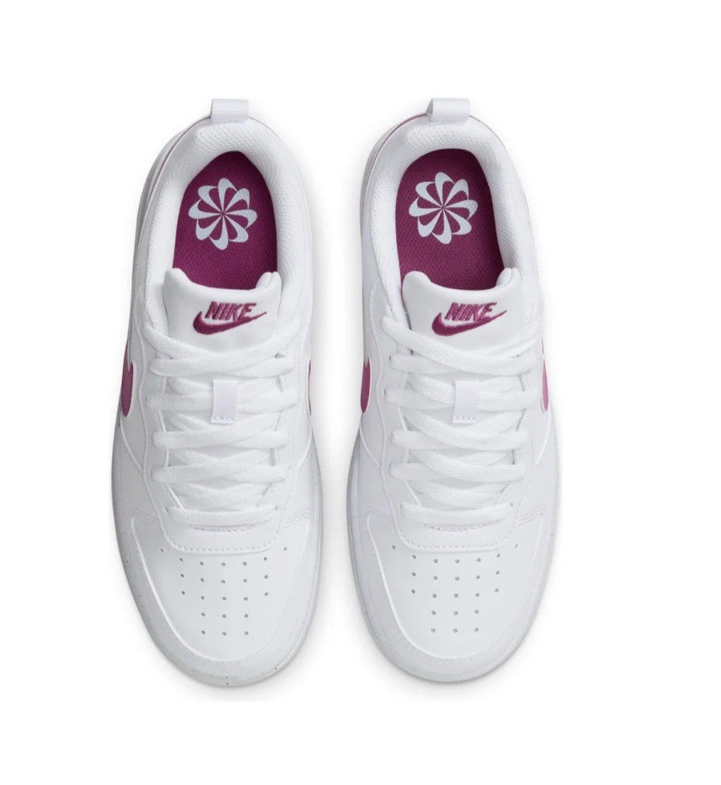Size 6Y or 7.5 Wmns- Nike Court Borough Low Recraft Pink Foam White (GS)