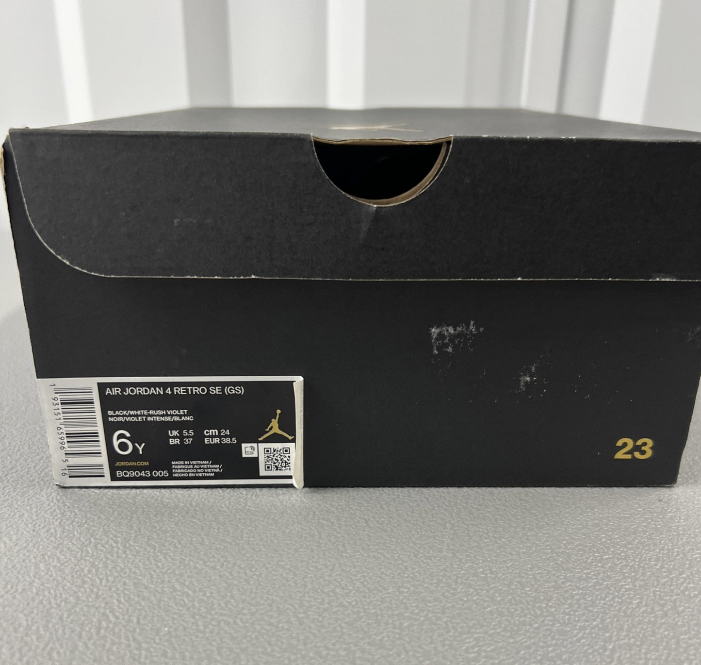 Size 6Y or 7.5 Wmns - Air Jordan 4 Retro SE (GS) ‘Rush Violet'