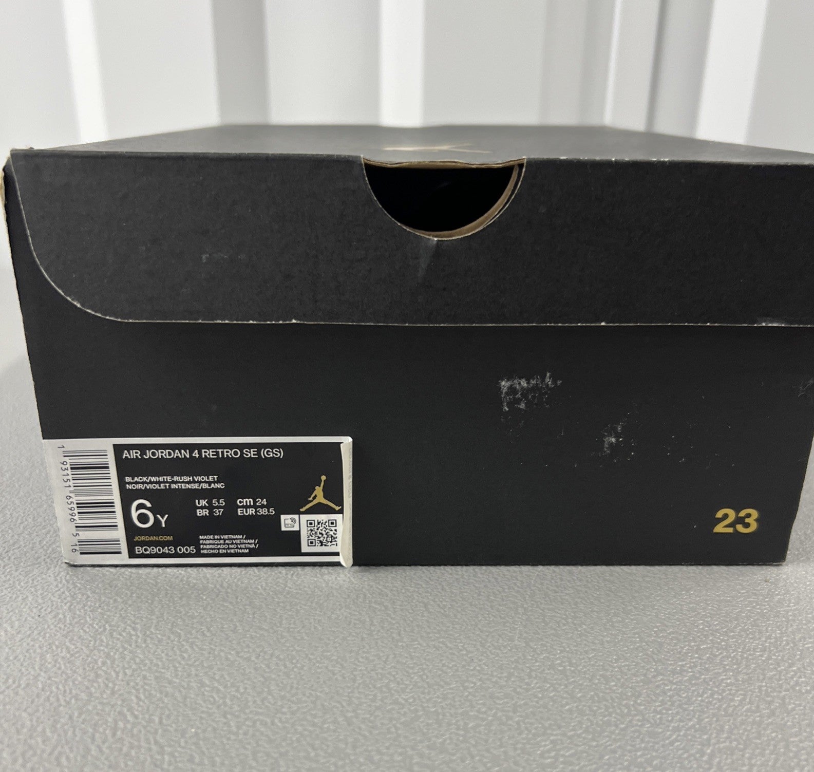 Size 6Y or 7.5 Wmns - Air Jordan 4 Retro SE (GS) ‘Rush Violet'