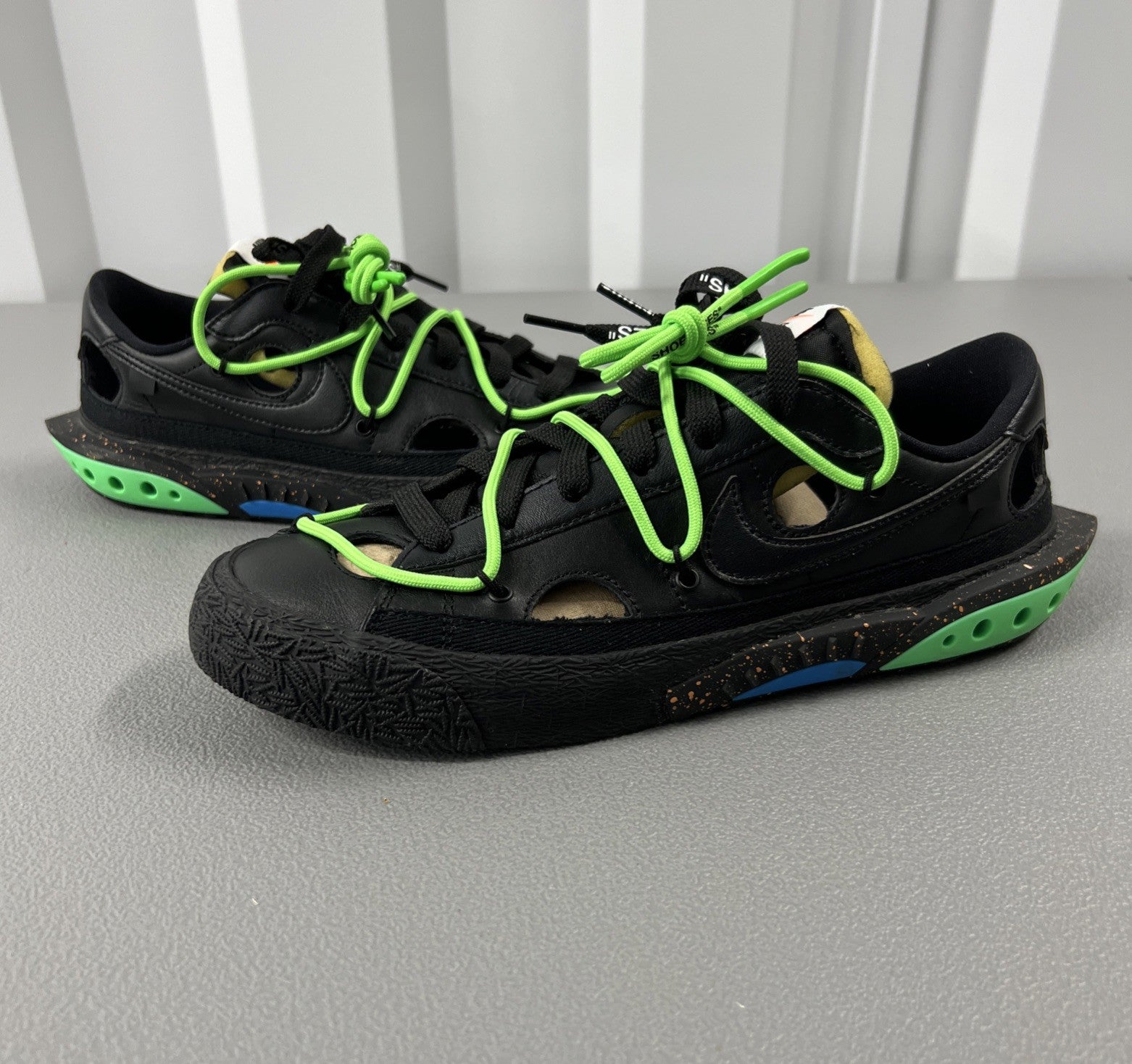 Size 7.5 - Nike Off-White x Blazer Low 'Black’